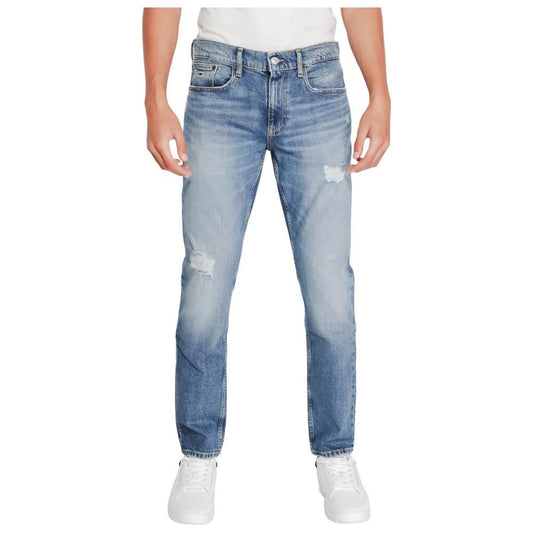 Tommy Hilfiger Jeans Blue Cotton Jeans & Pant Tommy Hilfiger Jeans Gray