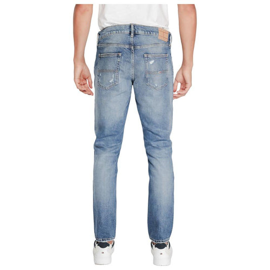 Tommy Hilfiger Jeans Blue Cotton Jeans & Pant Tommy Hilfiger Jeans Light Slate Gray