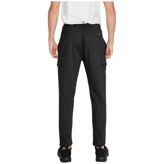 Calvin Klein Black Recycled Polyester Jeans & Pant Calvin Klein Light Gray