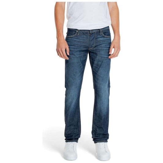 Jack Jones Blue Cotton Jeans & Pant