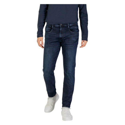 Replay Blue Cotton Jeans & Pant