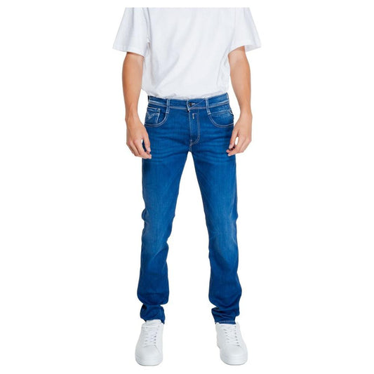 Replay Blue Cotton Jeans & Pant
