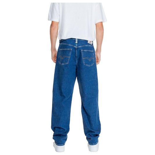 Replay Blue Cotton Jeans & Pant Replay Dark Slate Gray