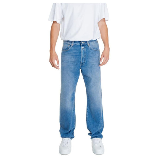 Replay Blue Cotton Jeans & Pant