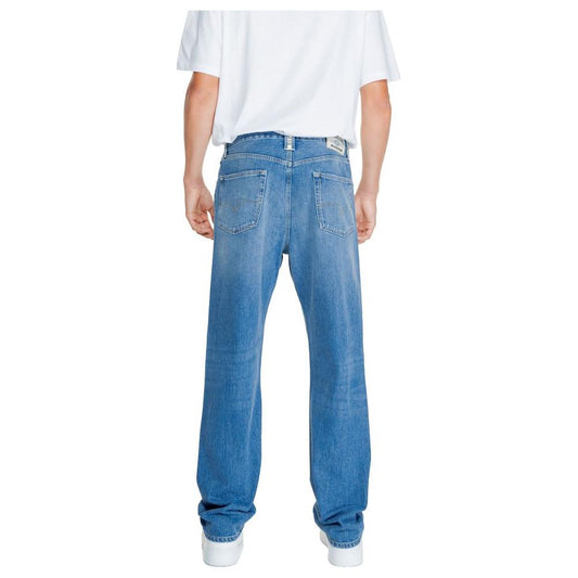 Replay Blue Cotton Jeans & Pant Replay Steel Blue