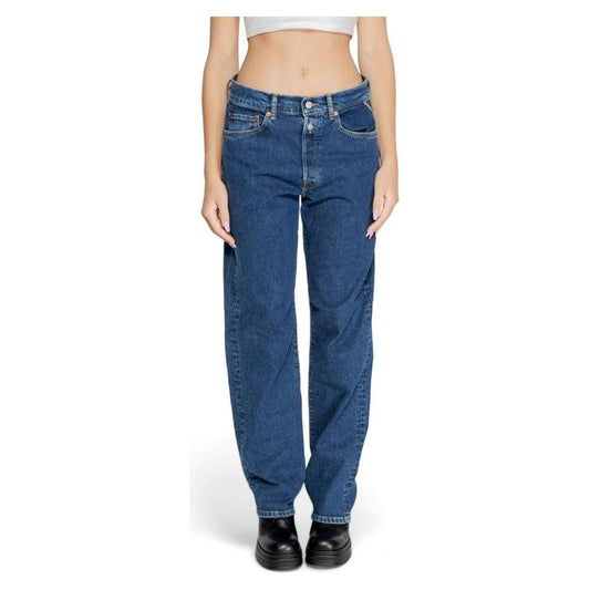 Replay Blue Cotton Jeans & Pant