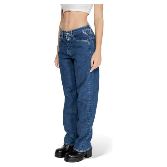 Replay Blue Cotton Jeans & Pant Replay Gray