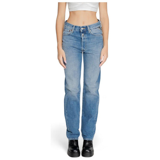 Replay Blue Cotton Jeans & Pant