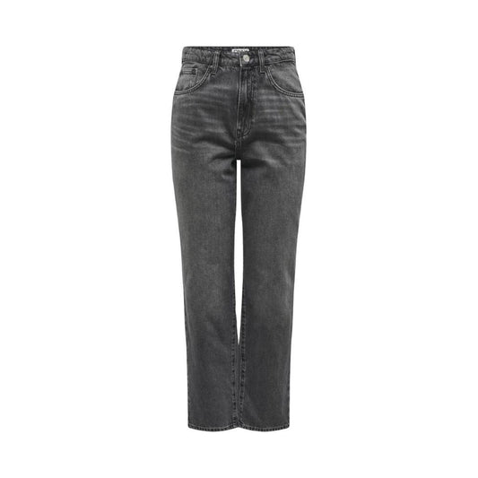 Only Gray Cotton Jeans & Pant