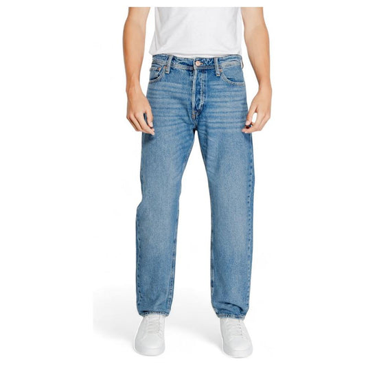 Jack Jones Blue Cotton Jeans & Pant