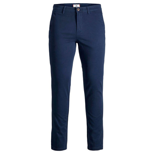 Jack Jones Blue Cotton Jeans & Pant Jack Jones Dark Slate Gray