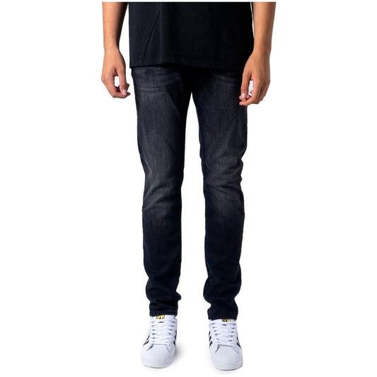 Jack Jones Black Cotton Jeans & Pant Jack Jones Gray