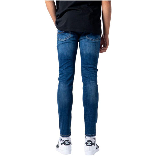 Jack Jones Blue Cotton Jeans & Pant Jack Jones Dark Slate Gray