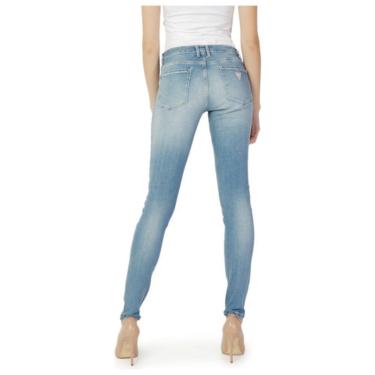 Guess Blue Cotton Jeans & Pant Guess Dark Gray