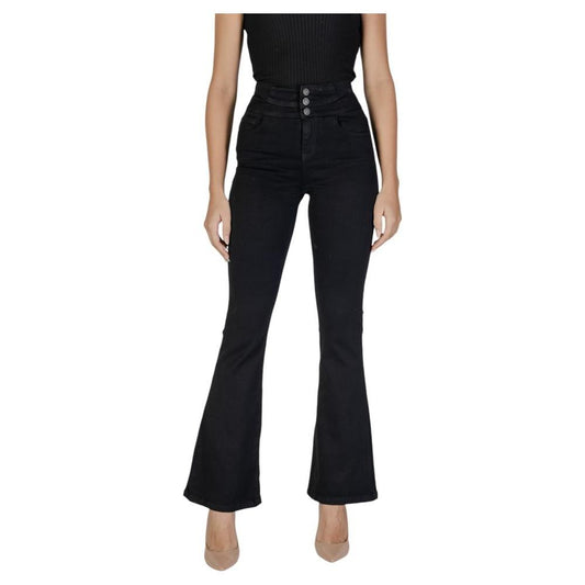 Only Black Cotton Jeans & Pant