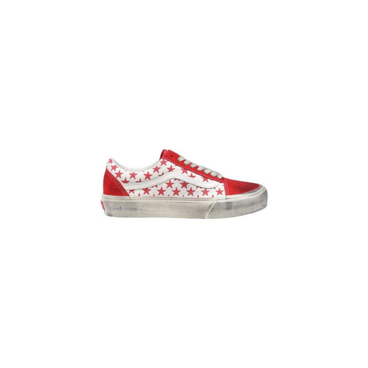 Vans Red Suede Leather Sneaker