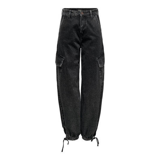 Only Black Cotton Jeans & Pant