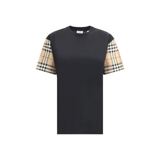 Burberry Black Cotton T-Shirt Burberry