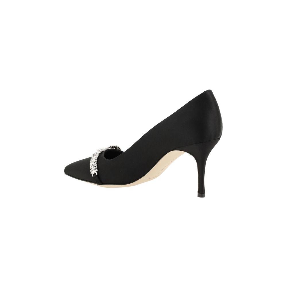 Manolo Blahnik Asapump Satin Pumps Manolo Blahnik