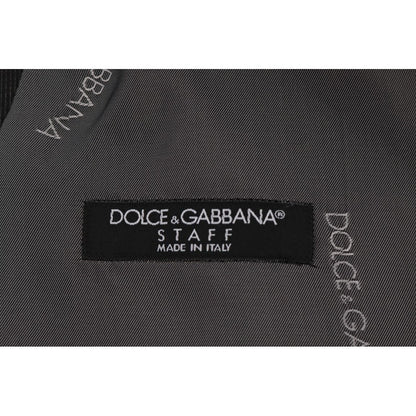 Dolce & Gabbana Gray STAFF Cotton Rayon Vest