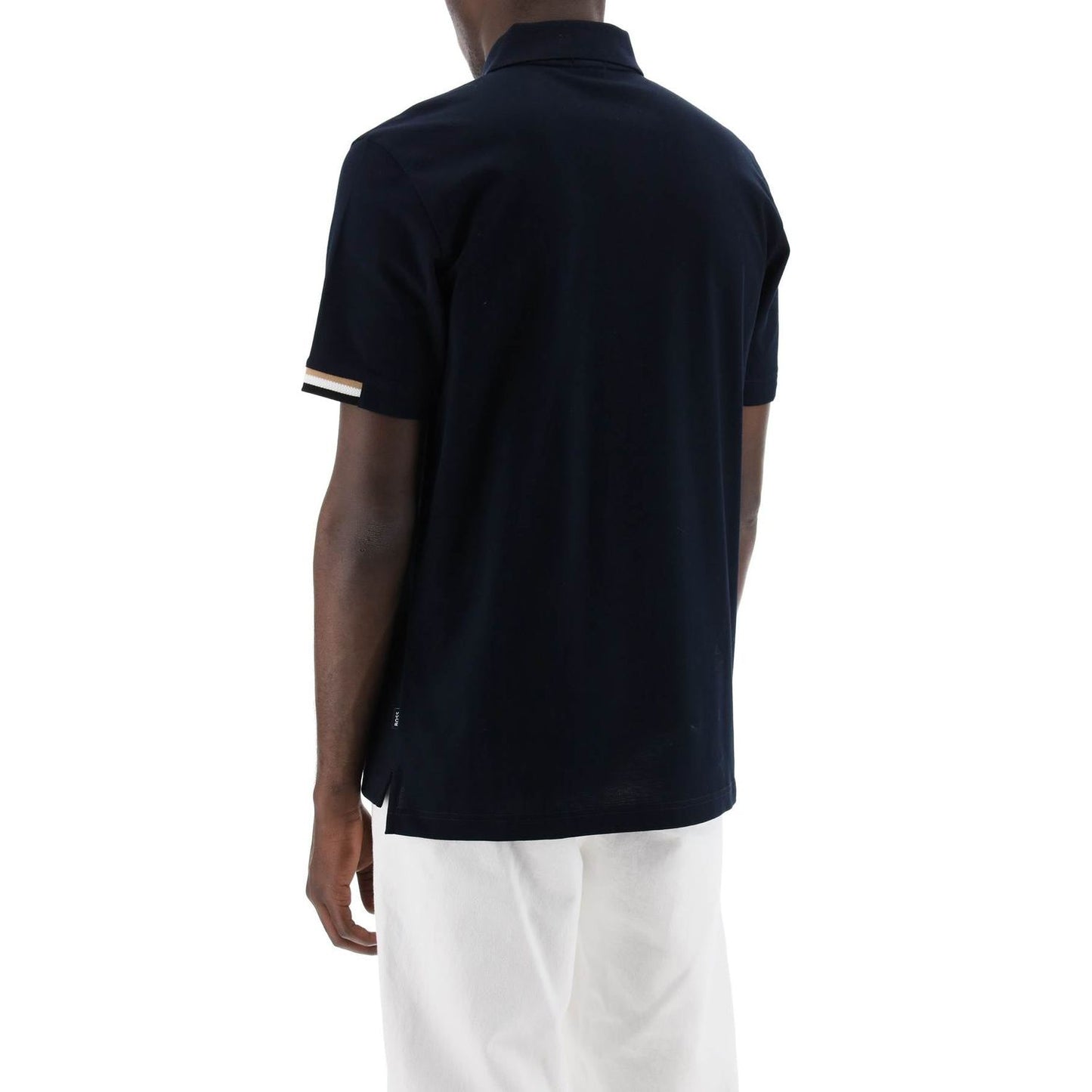 Boss parlay polo shirt with stripe detail Topwear Boss