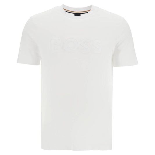 Boss t-shirt with patch logo design Topwear Boss