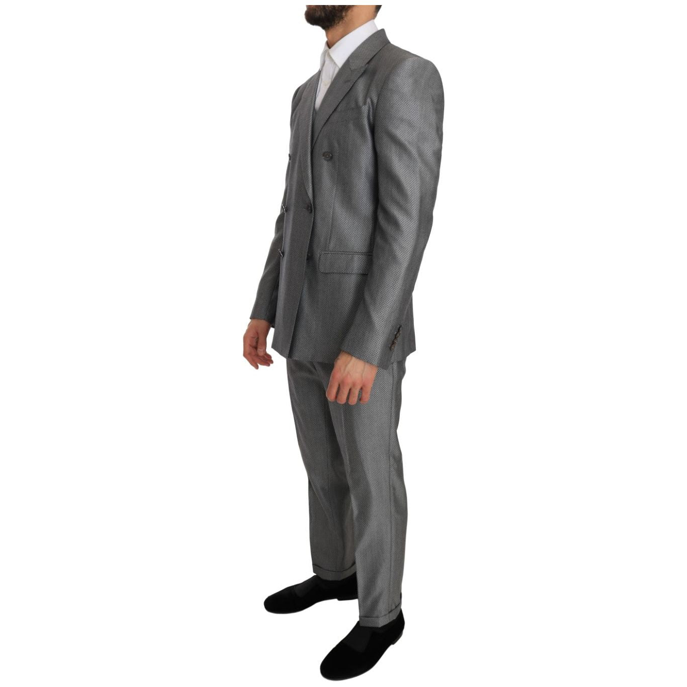 Dolce & Gabbana Elegant Black Double-Breasted Suit Suit Dolce & Gabbana