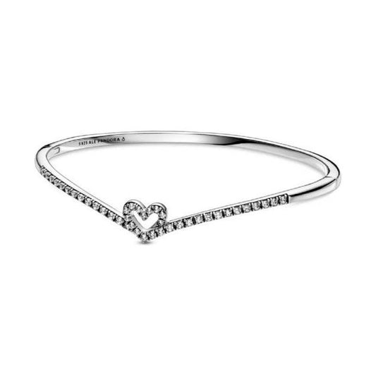 PANDORA JEWELS Mod. CHEVRON HEART ***SPECIAL PRICE**** DESIGNER FASHION JEWELLERY PANDORA