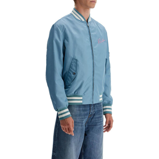 Valentino Garavani nylon bomber jacket with embroidery and print. Jackets Valentino Garavani