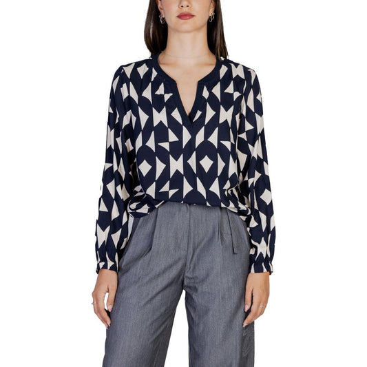 Street One Blue Viscose Shirt