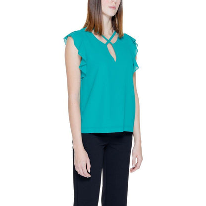 Rinascimento Green Polyester Blouse Rinascimento