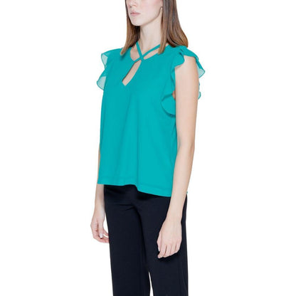 Rinascimento Green Polyester Blouse Rinascimento