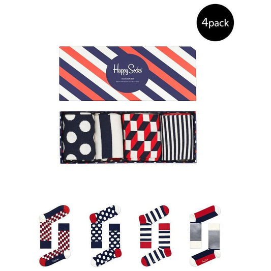 Happy Socks Blue Cotton Sock 1728,36-40,71956299936,Blue,Clothing,Happy Socks,New with tags,Tights & Socks - Women - Clothing,Women,Women - Clothing HA-9603000010-36-40