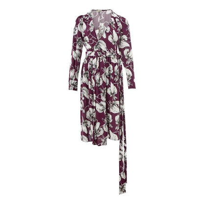 Lardini Purple Viscose Casual Dress Lardini