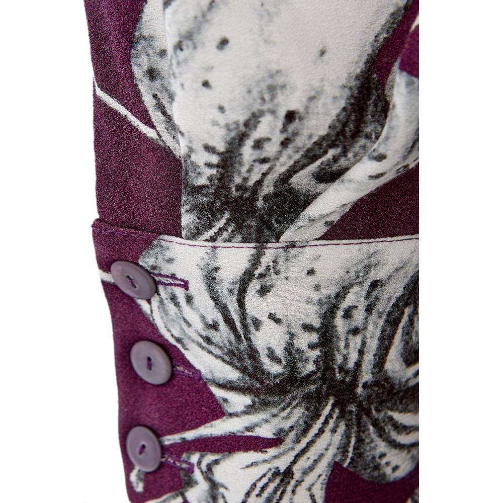 Lardini Purple Viscose Casual Dress Lardini