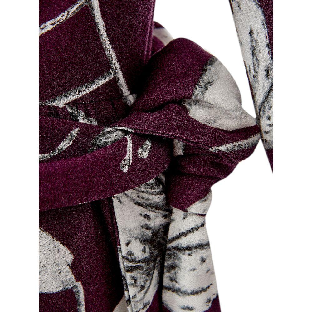 Lardini Purple Viscose Casual Dress Lardini