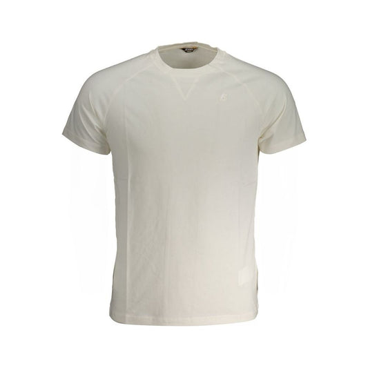 K-WAY White Cotton T-Shirt K-WAY