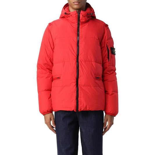 Stone Island Red Nylon Jacket 1728,67346170016,Clothing,Jackets - Men - Clothing,M,Men,Men - Clothing,New with tags,Red,Stone Island Stone Island ST-14754-M