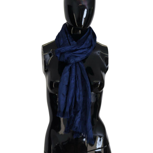 Costume National Blue Silk Material Scarf 1728,67400106144,Accessories,Blue,Costume National,New with tags,One Size,Scarves - Women - Accessories,Women,Women - Accessories CONA-1106-ONE SIZE