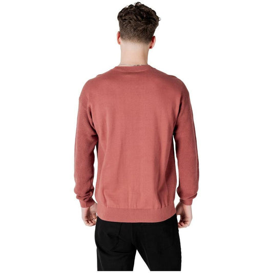 Calvin Klein Jeans Red Cotton Sweater 1728,71956299936,Calvin Klein Jeans,Clothing,IT52 | XL,IT54 | XXL,Men,Men - Clothing,New with tags,Red,Sweaters - Men - Clothing Calvin Klein Jeans CA-15729102212-IT54 | XXL