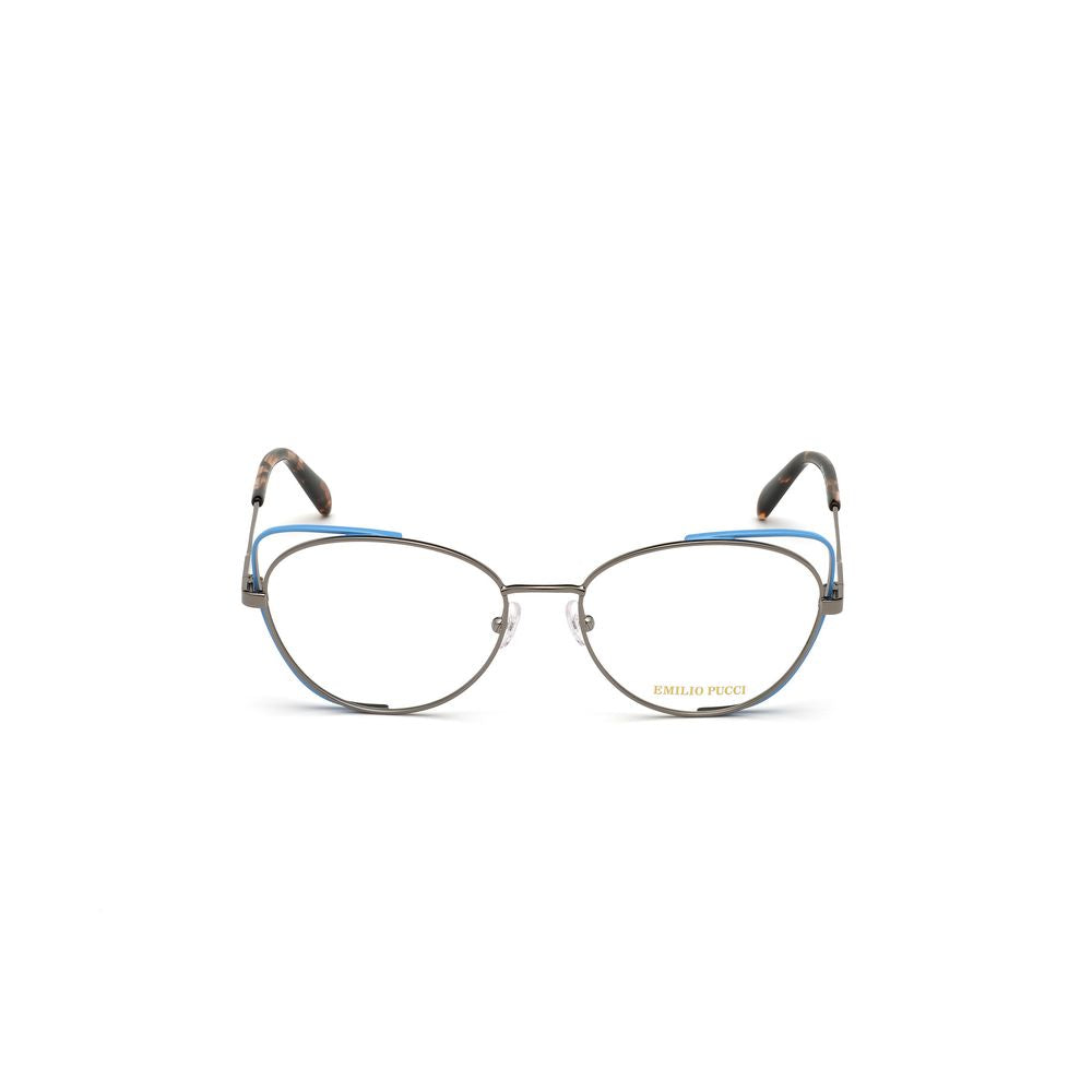 Emilio Pucci Gray Metal Glasses (Frames) Emilio Pucci