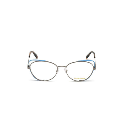Emilio Pucci Gray Metal Glasses (Frames) Emilio Pucci