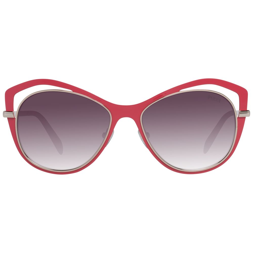 Emilio Pucci Red Metal Sunglasses Emilio Pucci