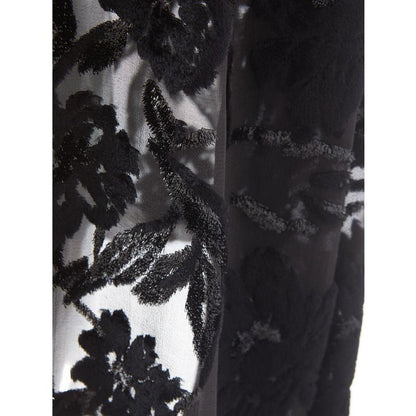 Lardini Black Viscose Cocktail Dress Lardini