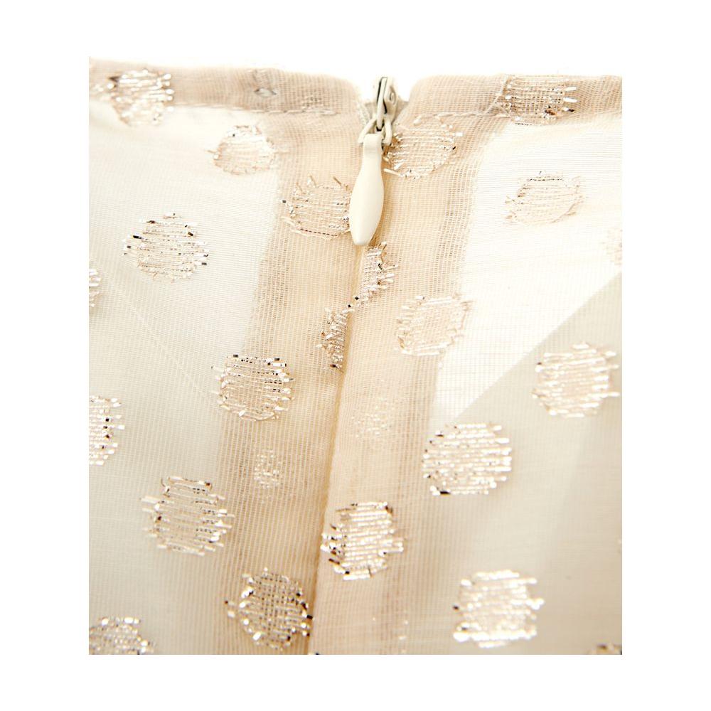 Lardini Beige Cotton Cocktail Dress Lardini