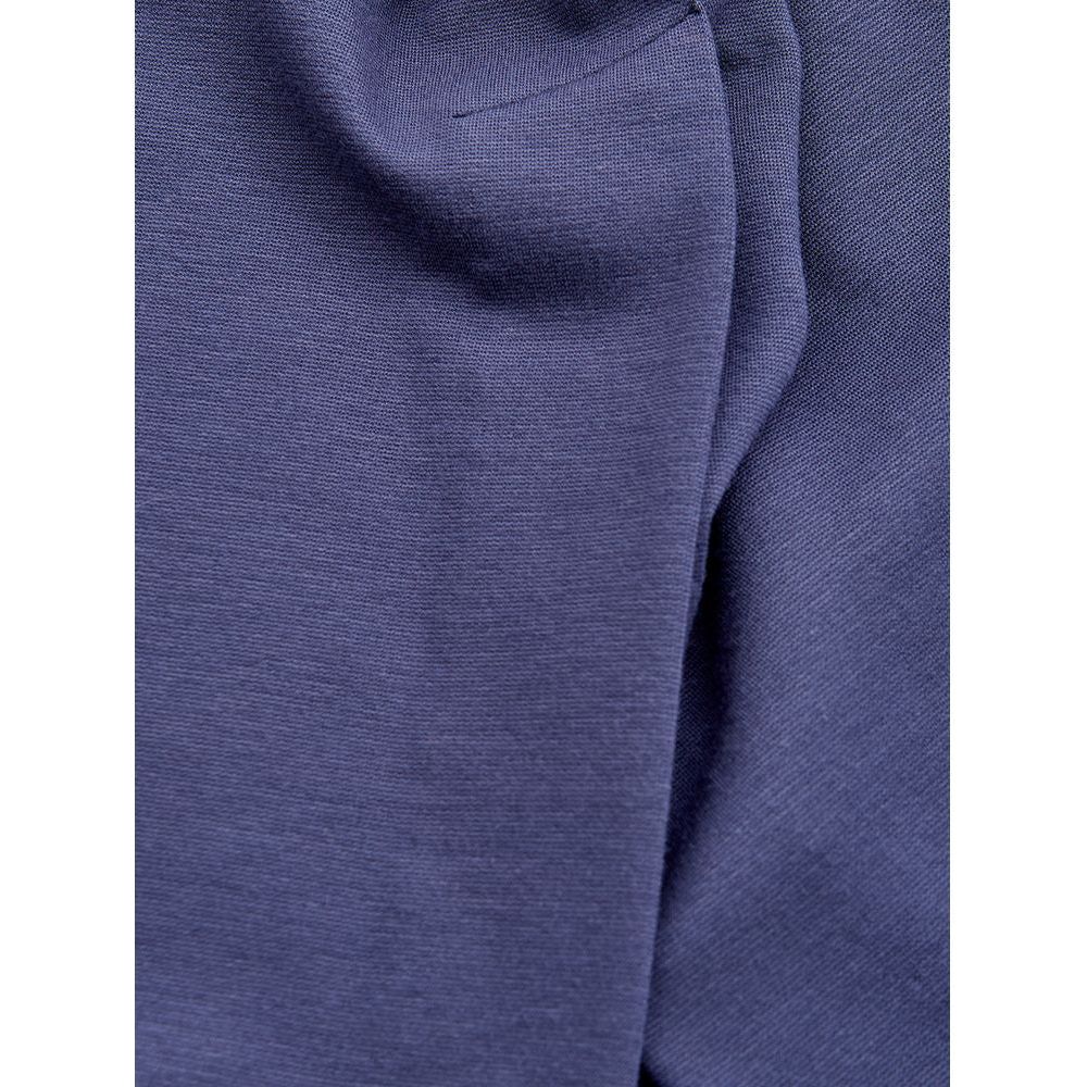 Lardini Blue Viscose Casual Dress Lardini