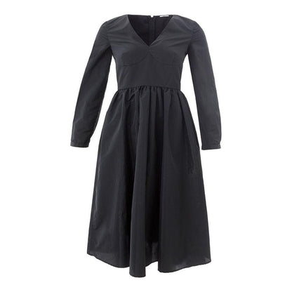 Lardini Black Polyester Cocktail Dress Lardini