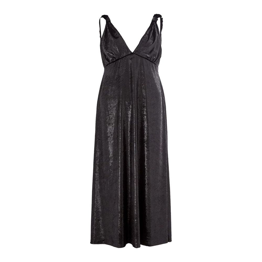 Lardini Black Polyester Cocktail Dress
