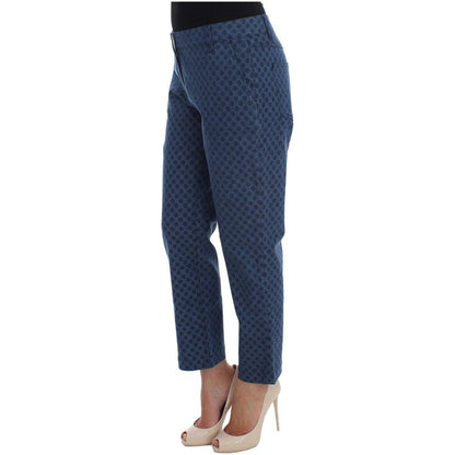 Dolce & Gabbana Polka Dotted Stretch Capri Jeans
