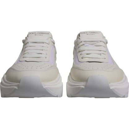 Dolce & Gabbana White Daymaster Low Top Sneakers Shoes
